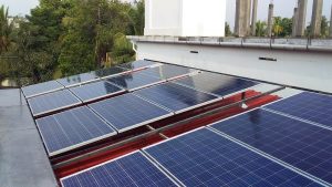 5kWp Solar Hybrid Power Plant at Panangad Kochi hybrid power plant galion watts solar energy company in ernakulam kerala