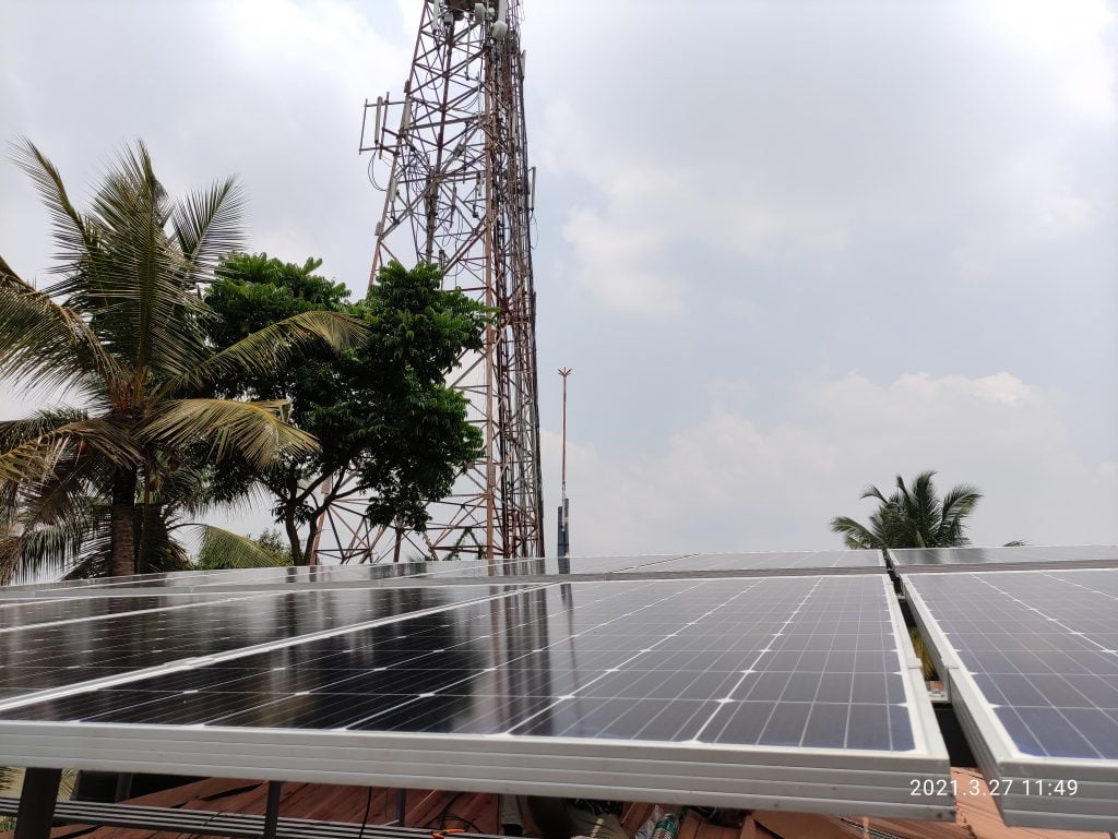 5 kW Solar Ongrid Power Plant at Thripunithara