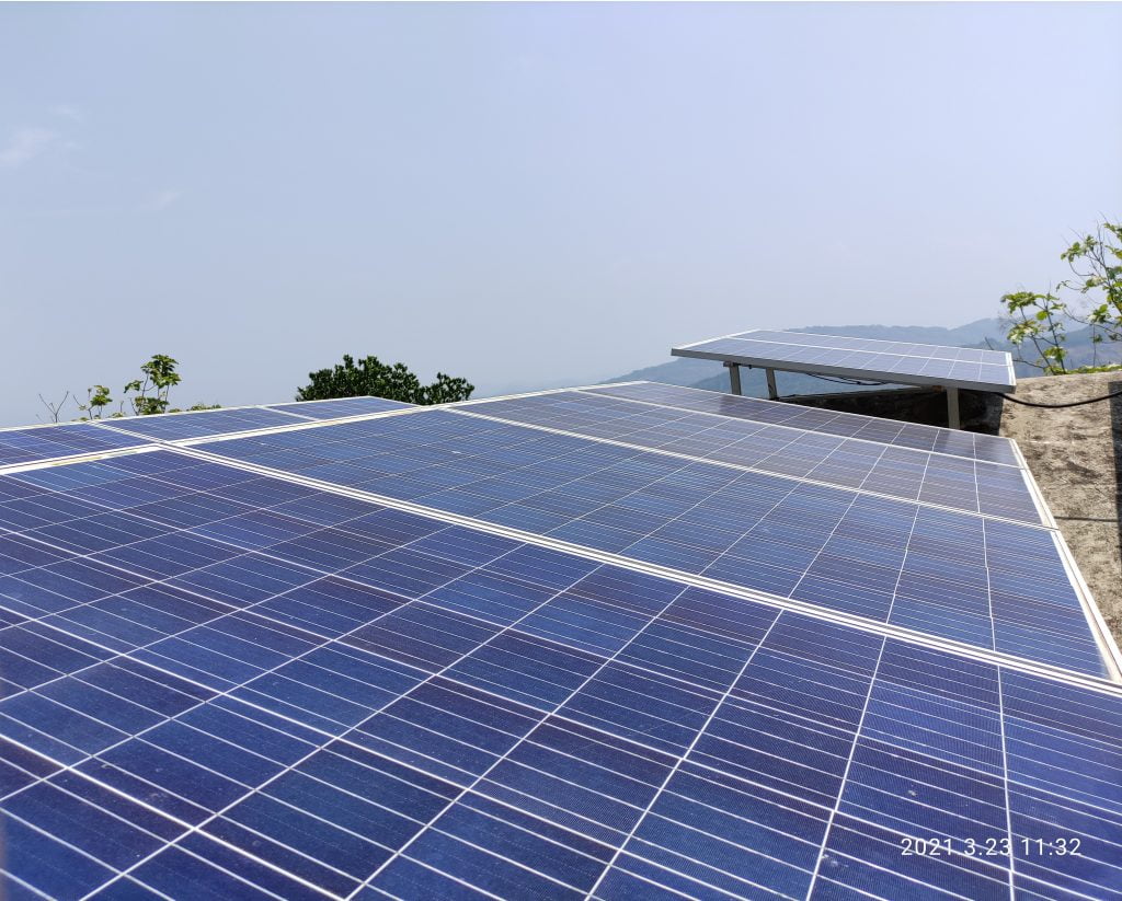 5 kW Solar Ongrid Power Plant at Thodupuzha