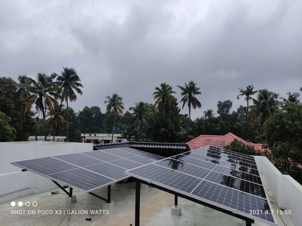 Solar companies in Kothamangalam solar ongrid power plant in thangalam