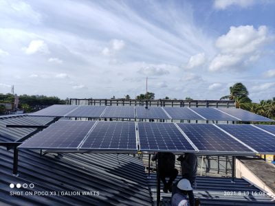 5 kW Solar Ongrid Power Plant at Trivandrum