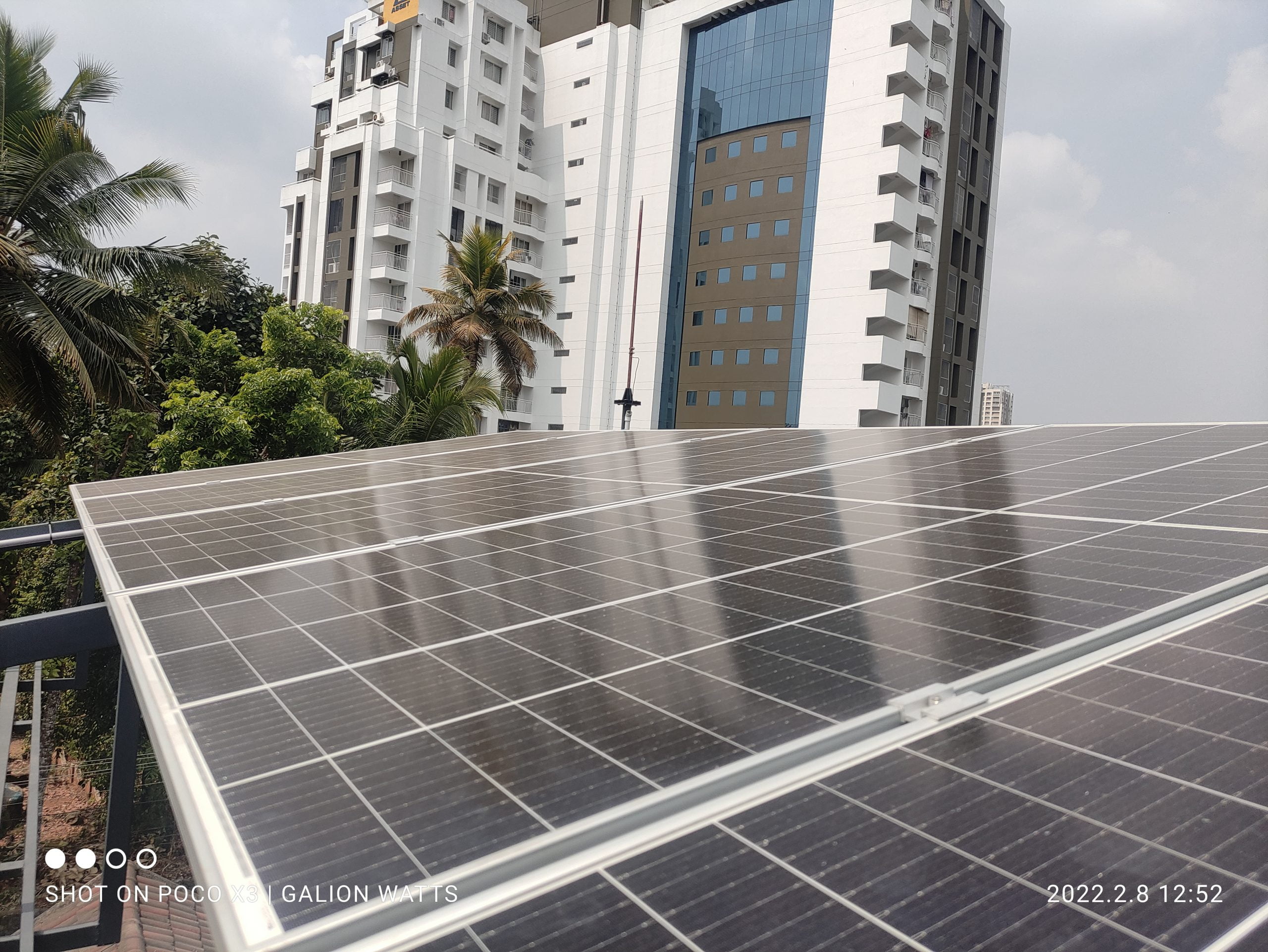 5 kW Solar Ongrid Power Plant at Kottayam