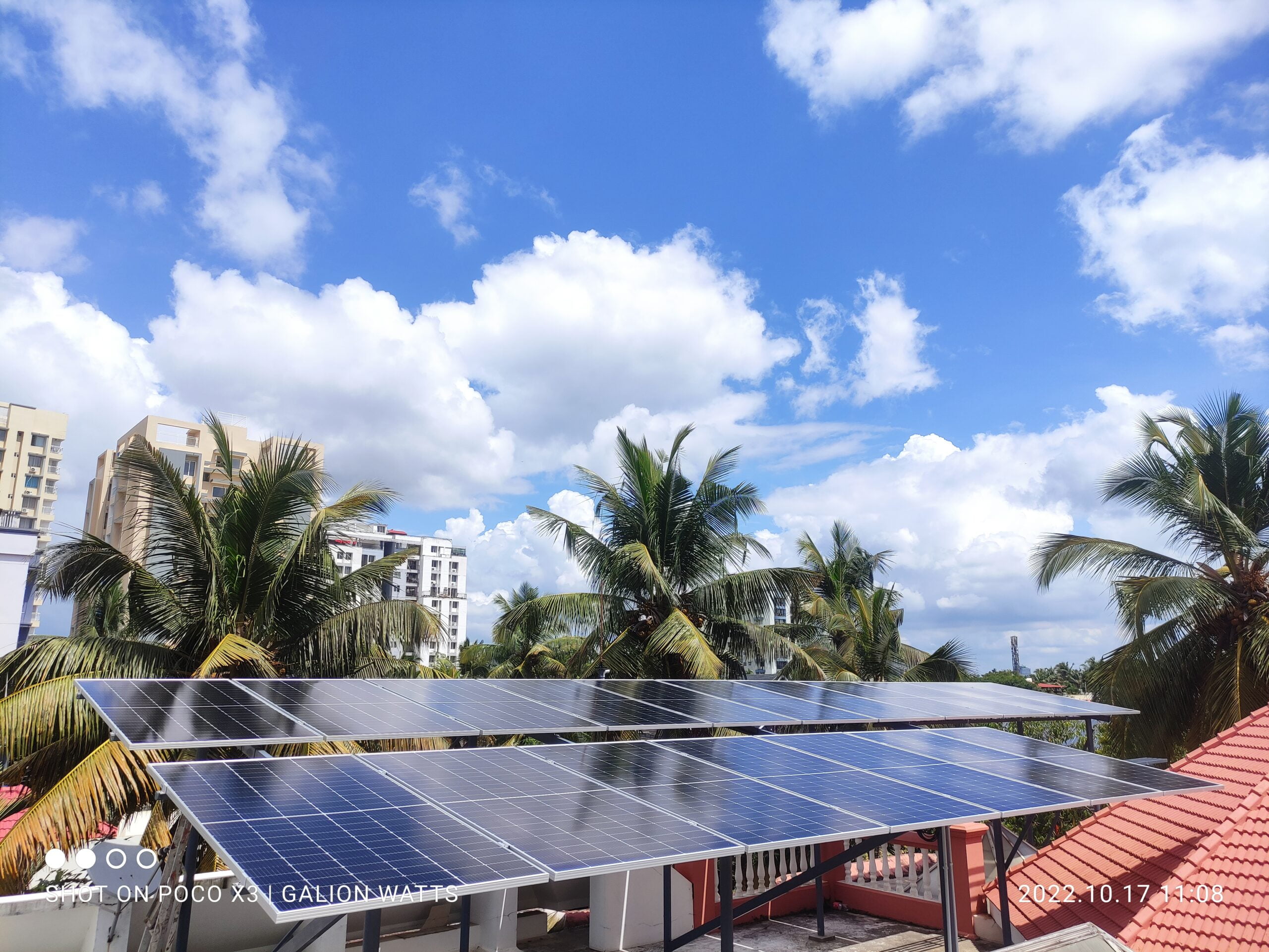 Embracing Solar Power: 10 kW Solar Ongrid Power Plant Installation at Girinagar, PEETHAMBARAN’s Residence