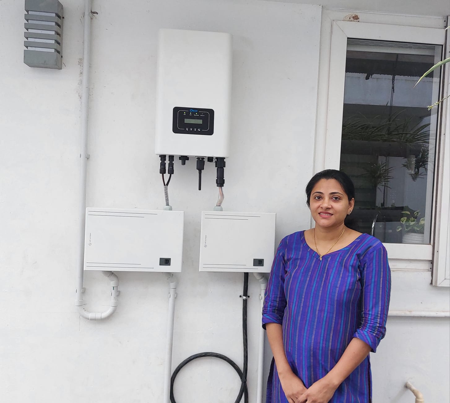 Solar ongrid Power plant installation at Cheppanam