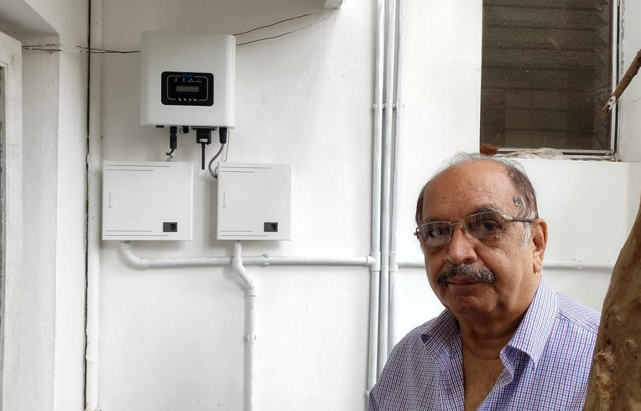 Solar ongrid Power plant at Keerthi Nagar Elamakkara