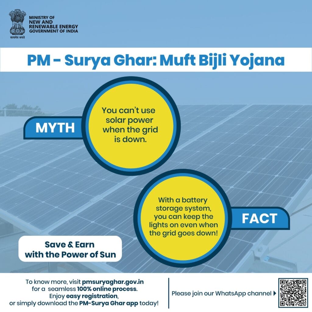 Install Solar Hybrid Power Plants for Round the Clock Backup and avail ₹78,000/-* MNRE Subsidy